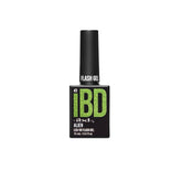 ibd Flash Gel Alien in 15mL bottle, LED/UV glitter gel polish in a neon green flash shade.